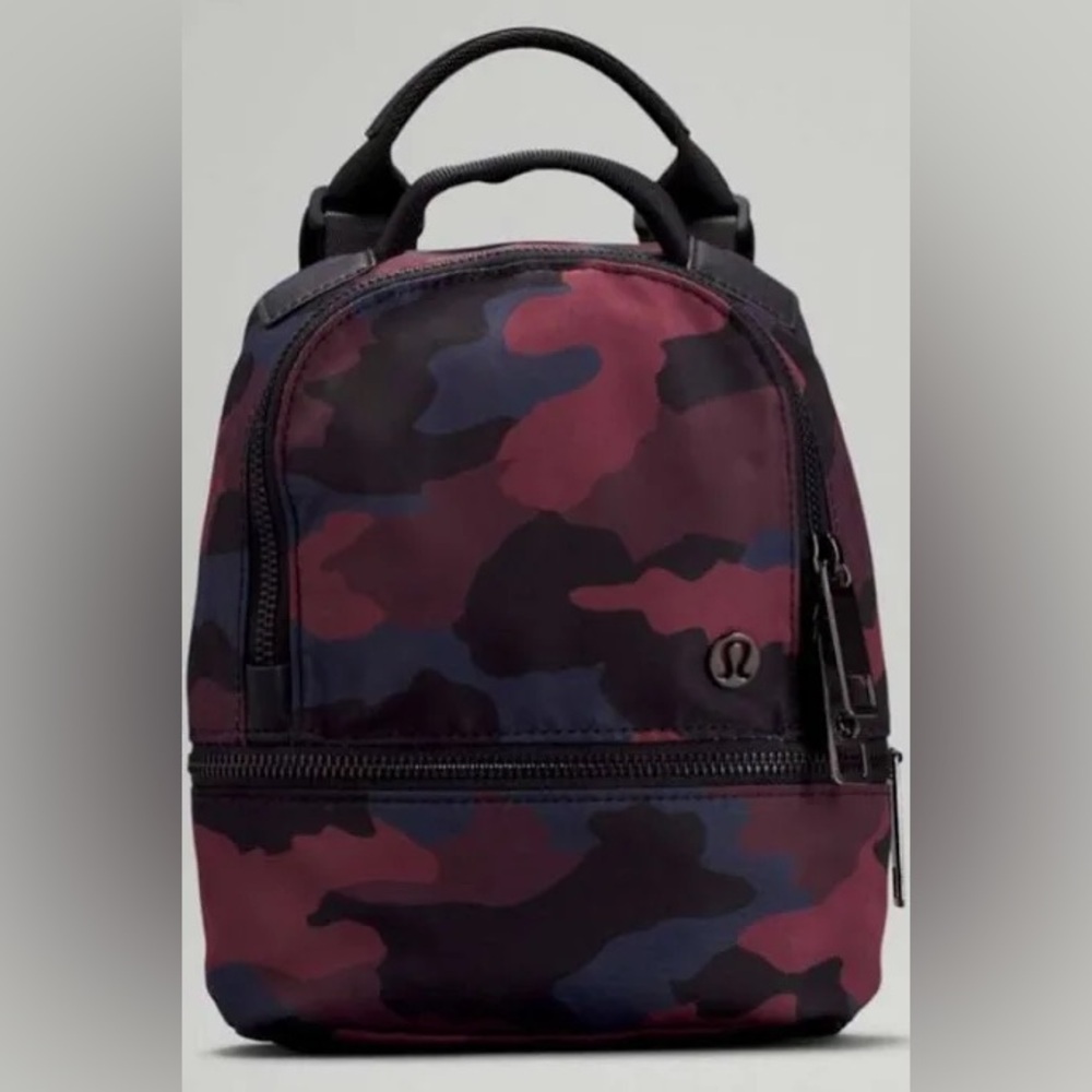 lululemon athletica Camouflage Backpack - Black and Red